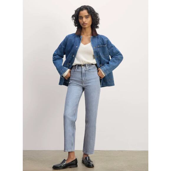 Everlane The Way High Jeans Straight Leg High Rise - Picture 10 of 10